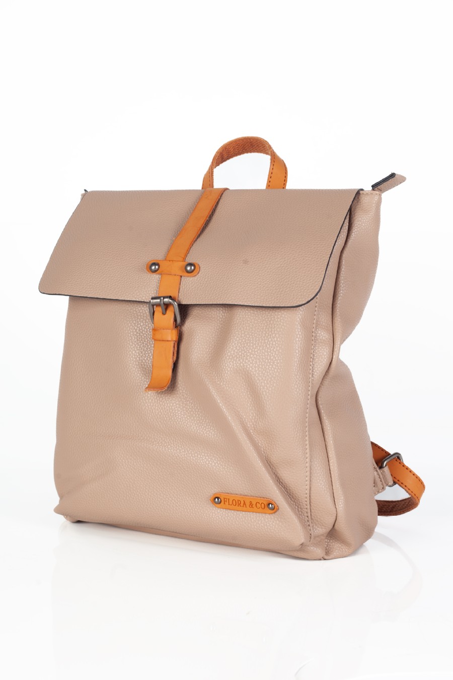 Backpack FLORA&CO H6725-BEIGE-TAUPE