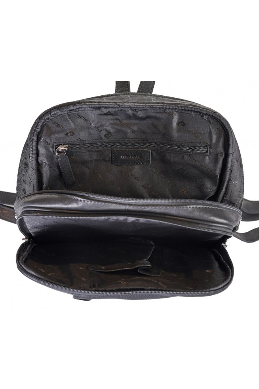 Backpack PIERRE CARDIN 28011-YS12-NERO-COGNAC