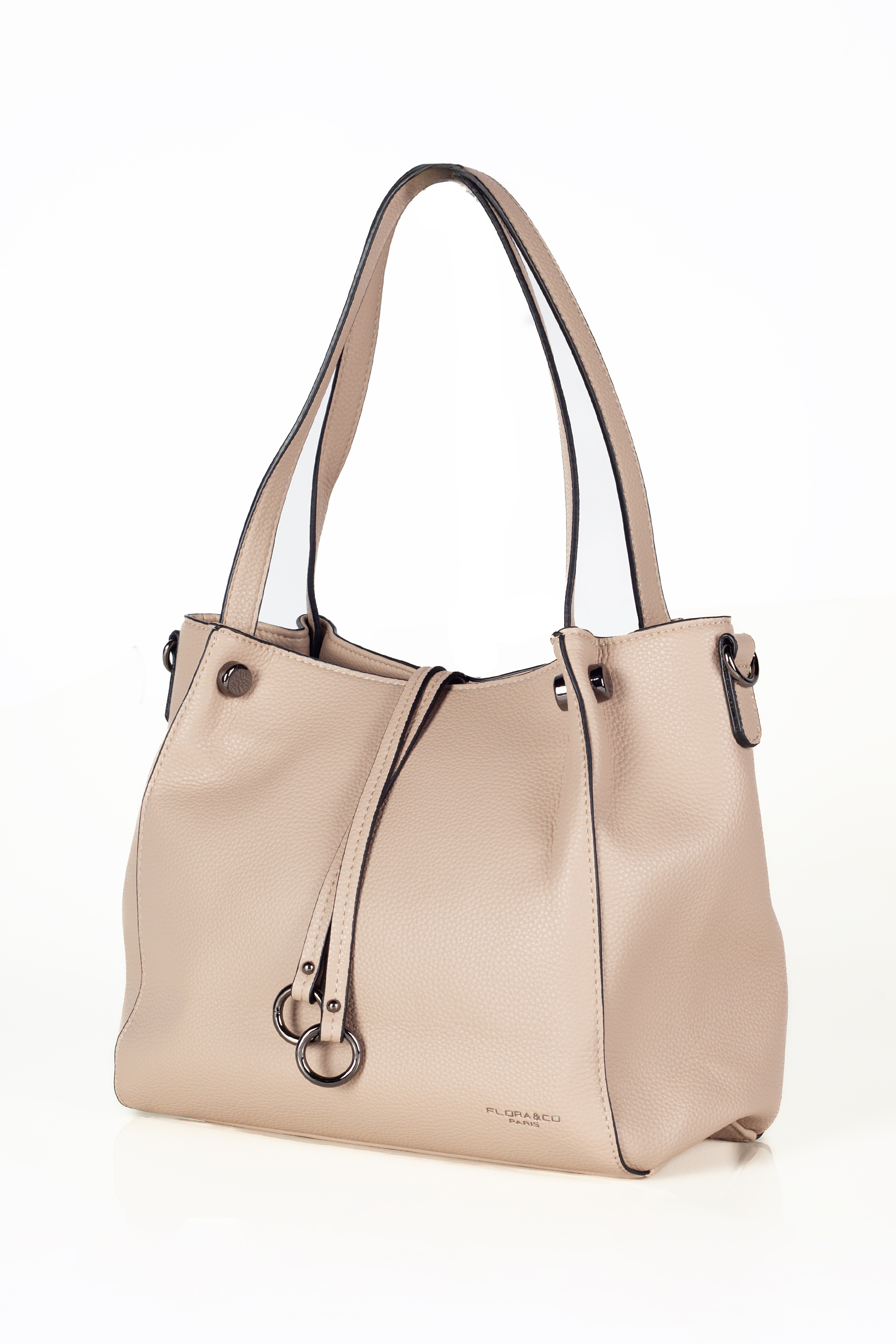 Handbag FLORA&CO F5679-BEIGE