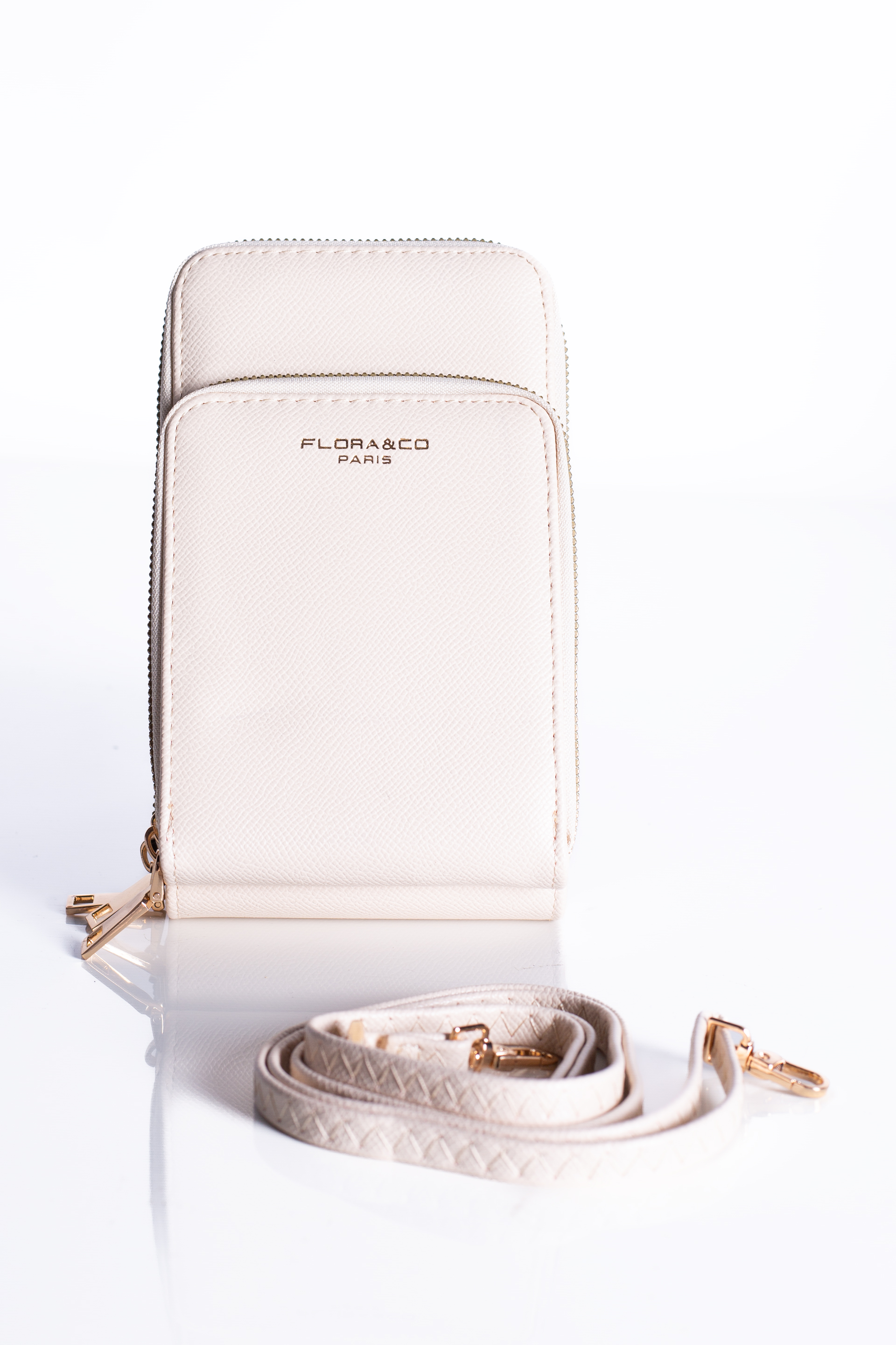 Shoulder bag FLORA&CO F6019-BEIGE