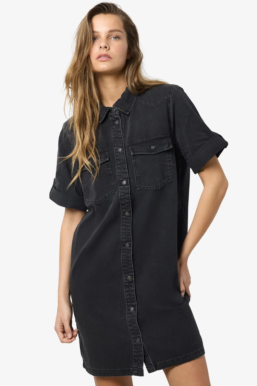 Denim dress NOISY MAY 27030039-Black