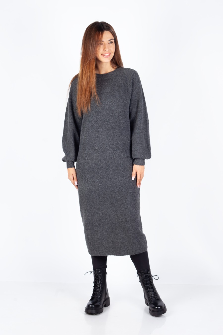 Knitted dress JACQUELINE DE YONG 15310001-DG-Melange