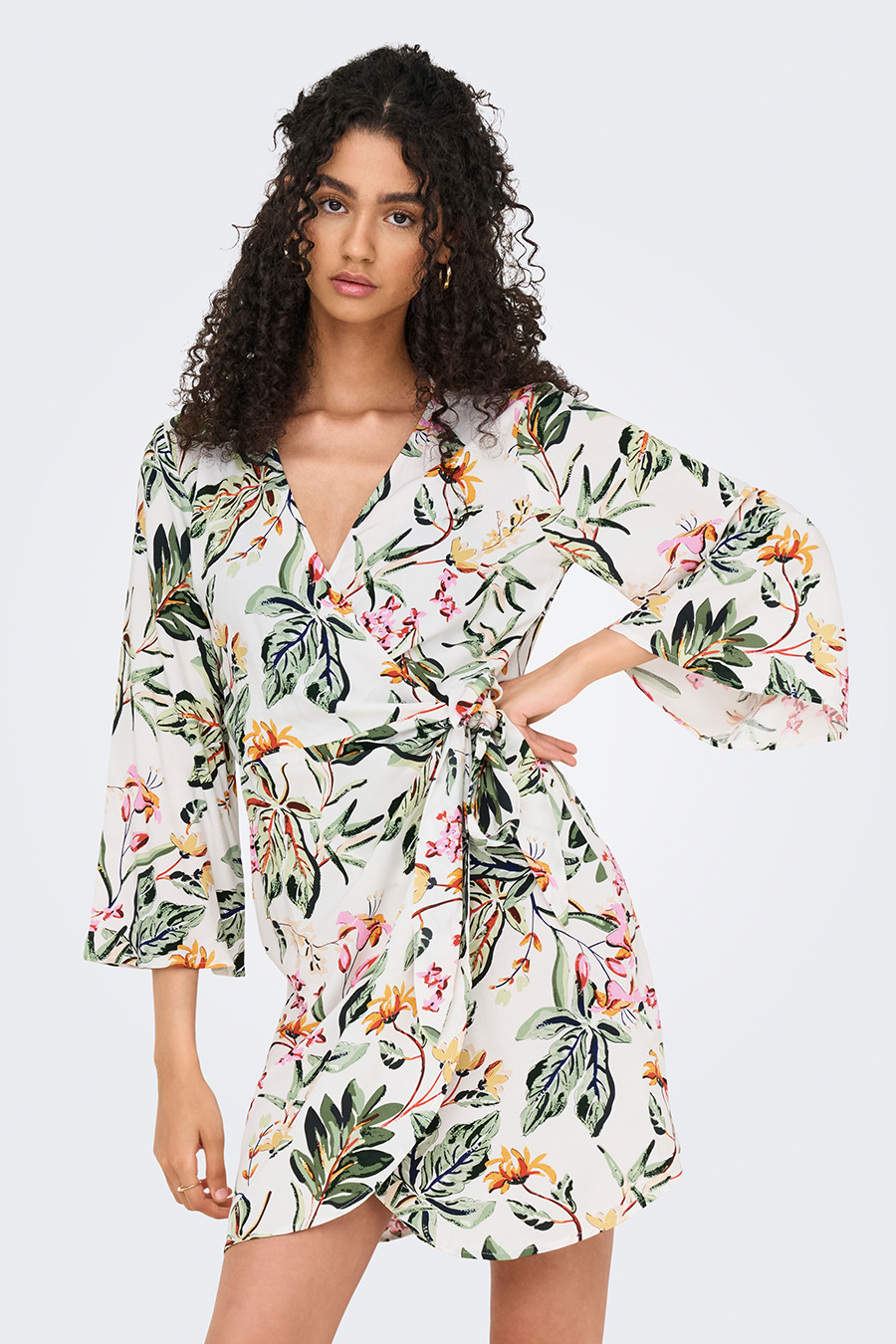 Dress JACQUELINE DE YONG 15321349-Cloud-Dancer