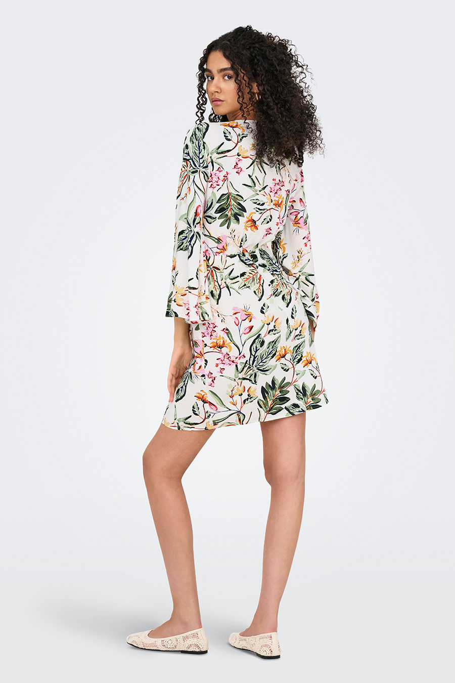 Dress JACQUELINE DE YONG 15321349-Cloud-Dancer