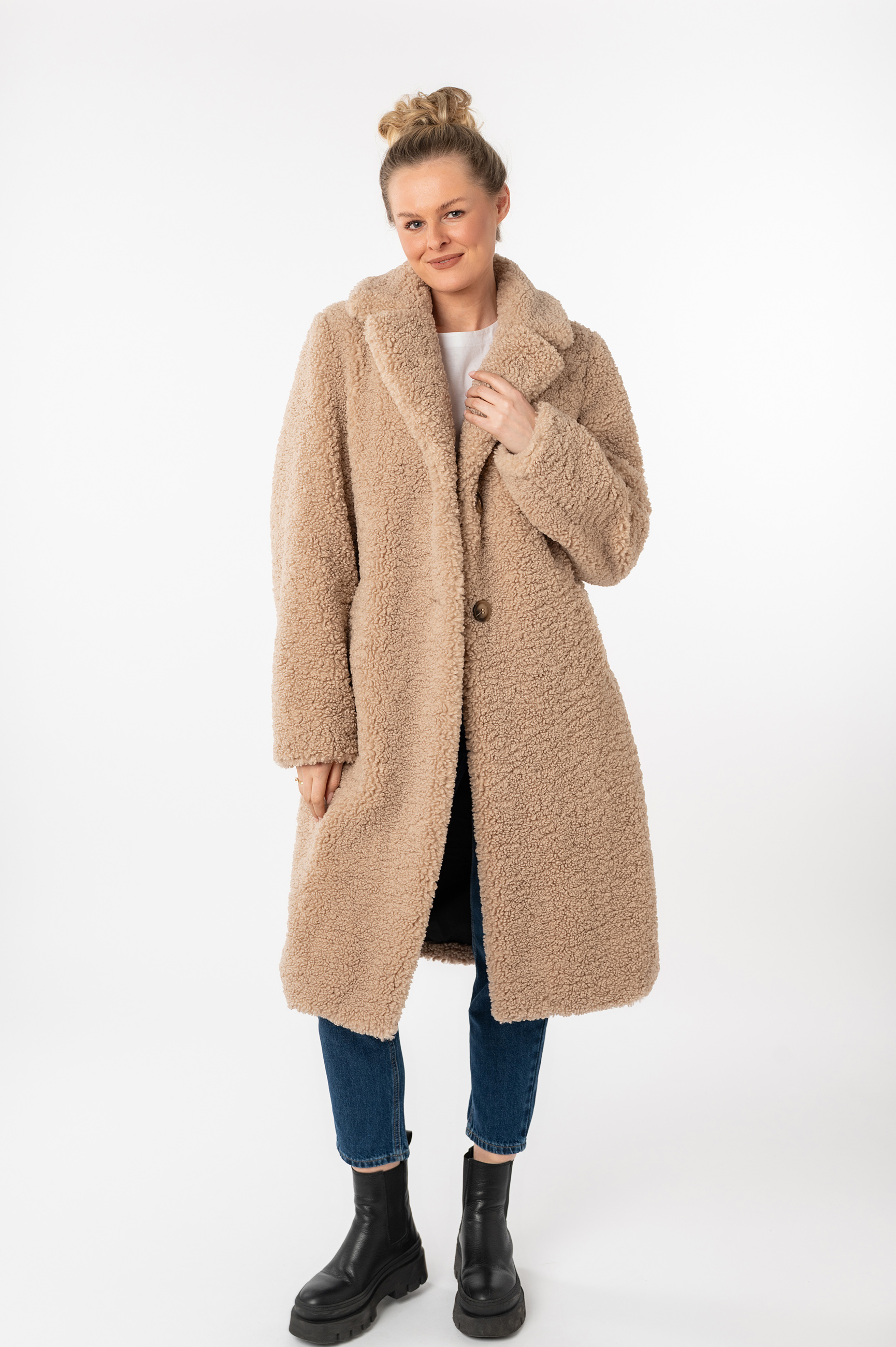 Coat MAURITIUS 2102-0015-sand