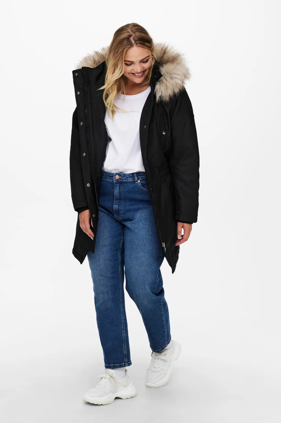 Winter jacket ONLY CARMAKOMA 15185999-Black-NATURE