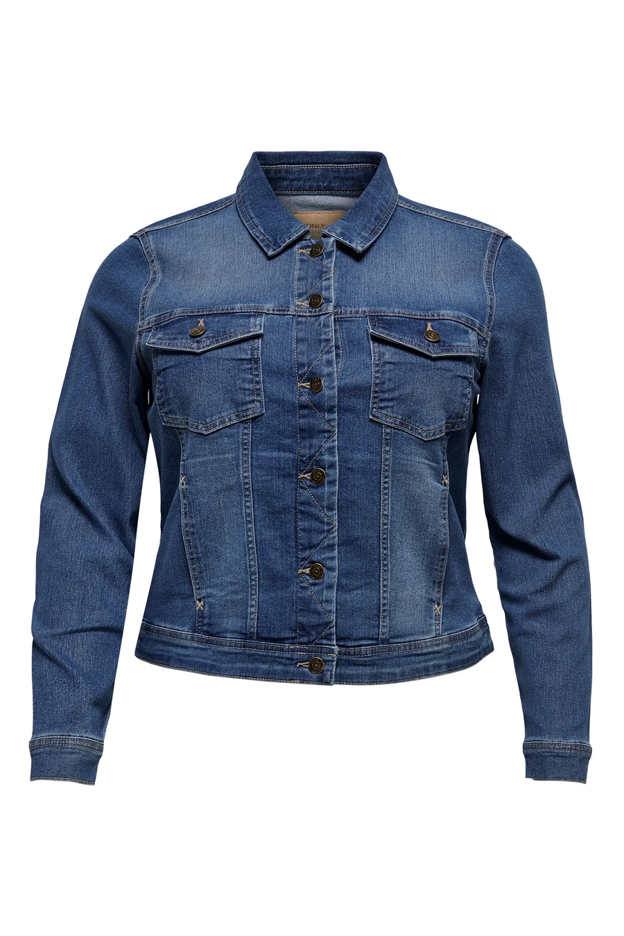 Denim jacket ONLY CARMAKOMA 15224741-Medium-Blue