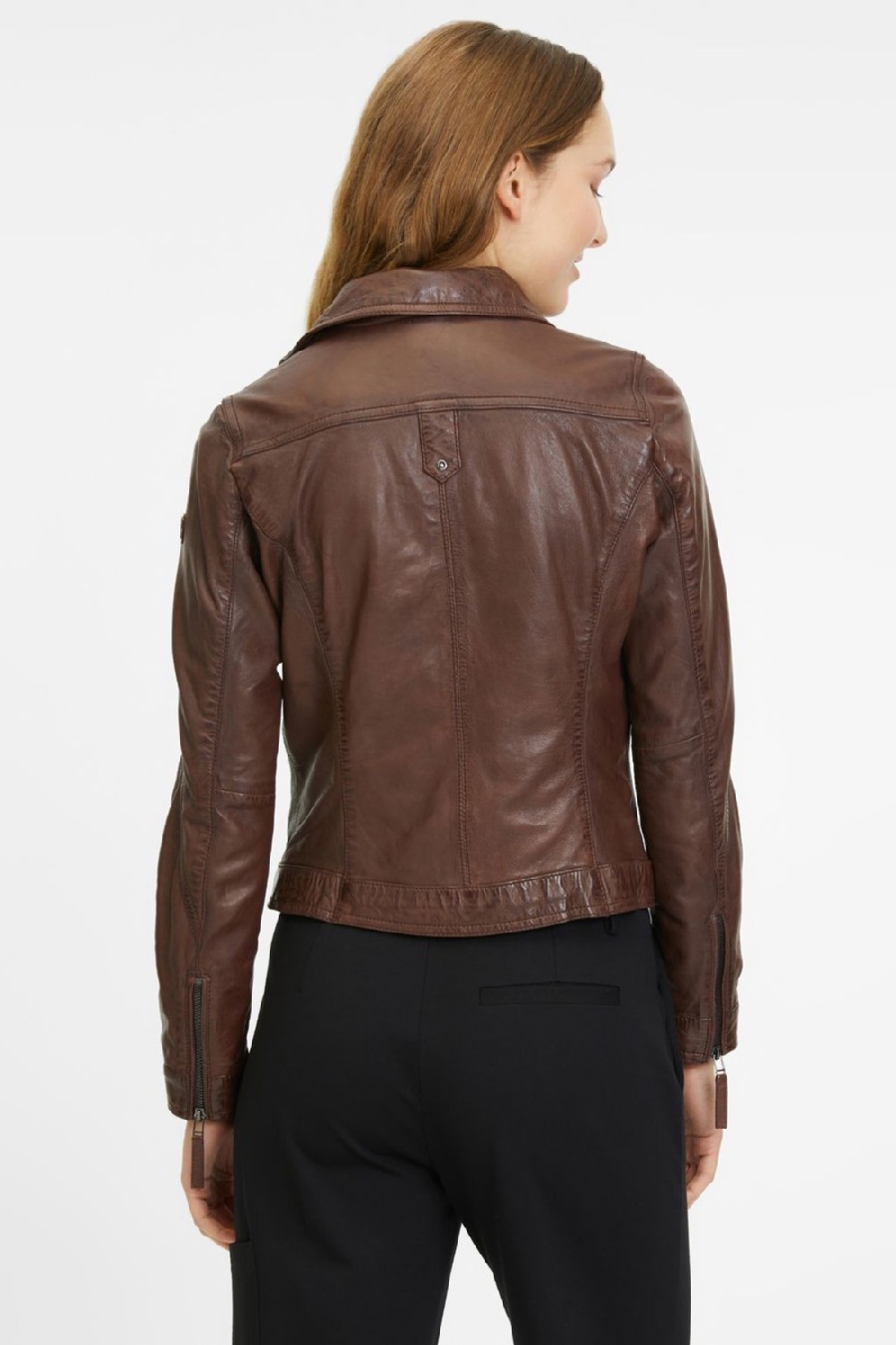Leather jacket GIPSY 1101-0503-Chestnut