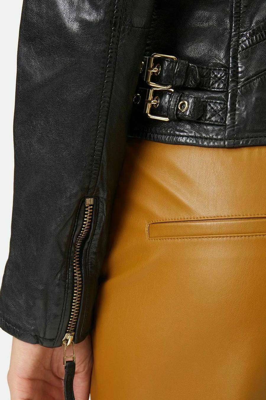 Leather jacket GIPSY 1101-0536-black
