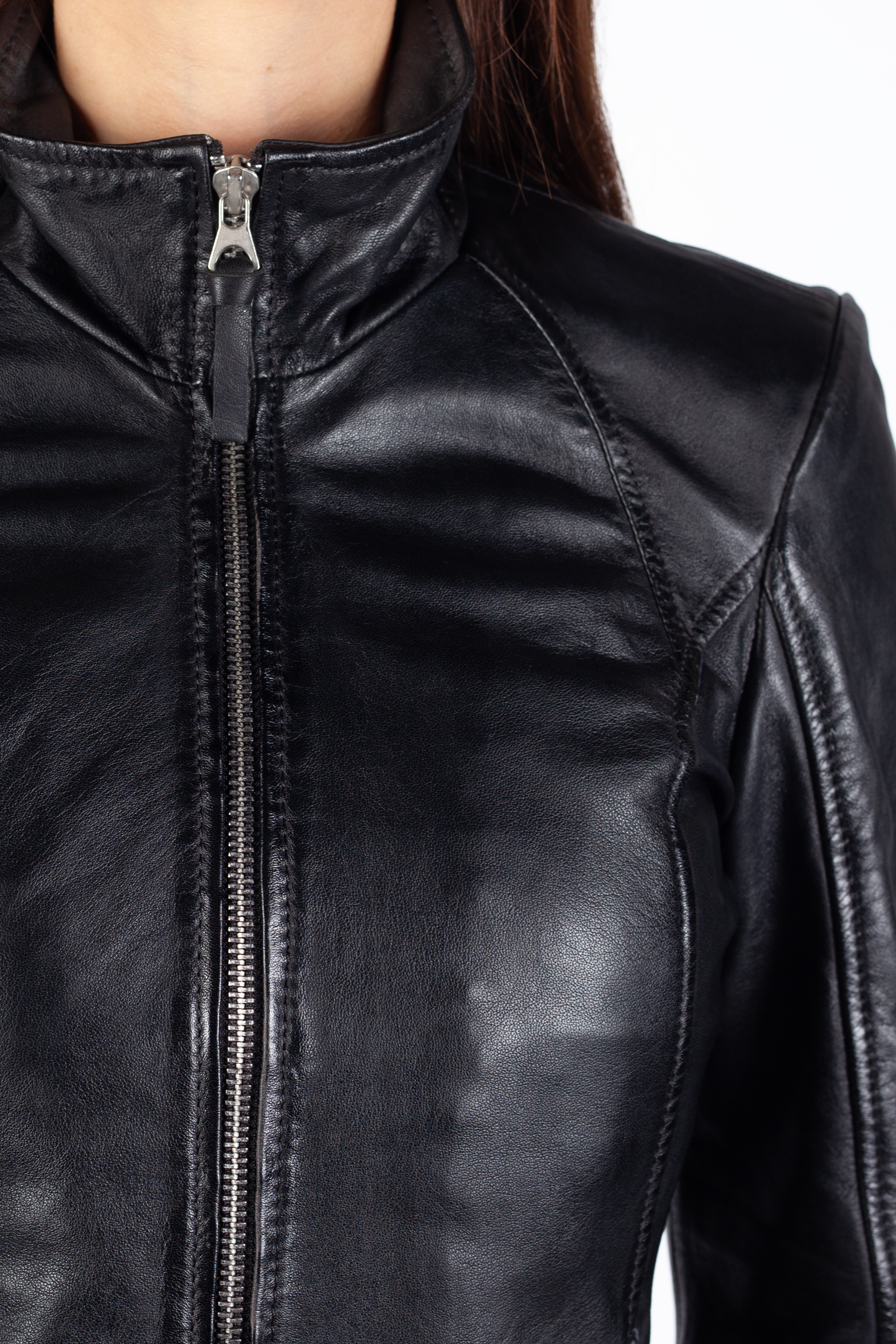 Leather jacket GIPSY 1101-0538-black