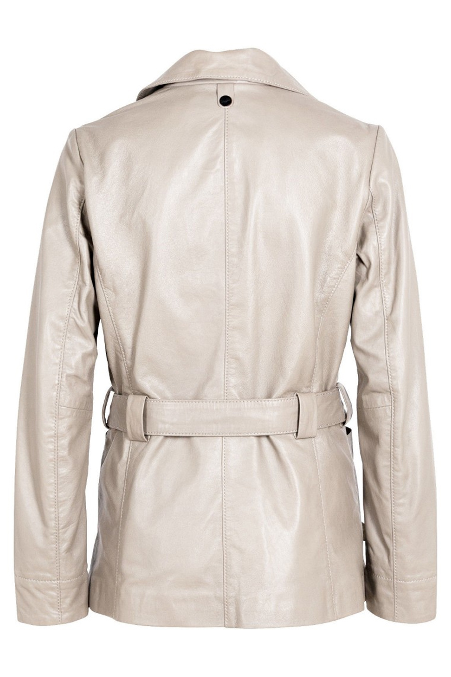 Leather jacket MAURITIUS 1101-0680-ivory