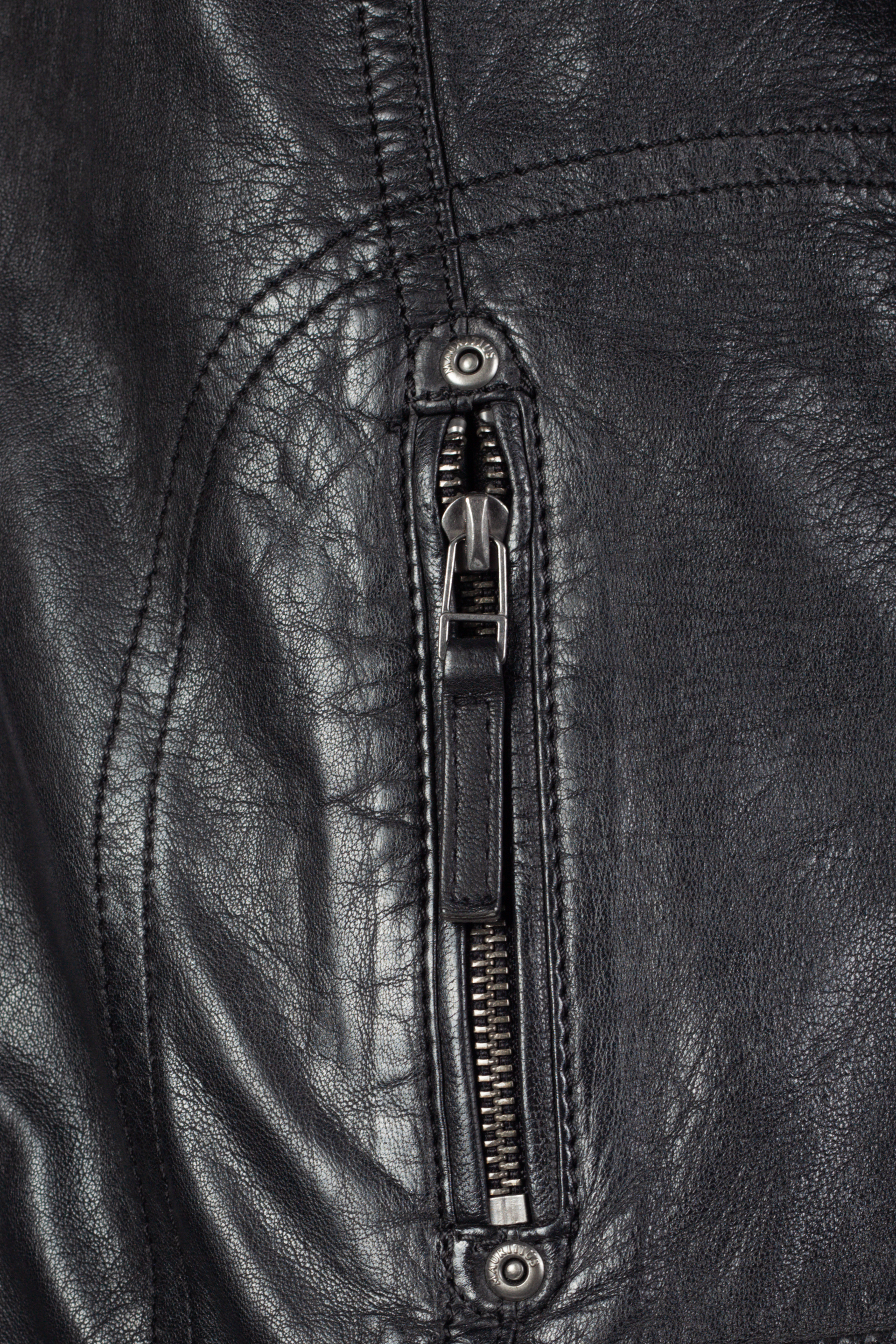 Leather jacket MAURITIUS 1101-0833-black