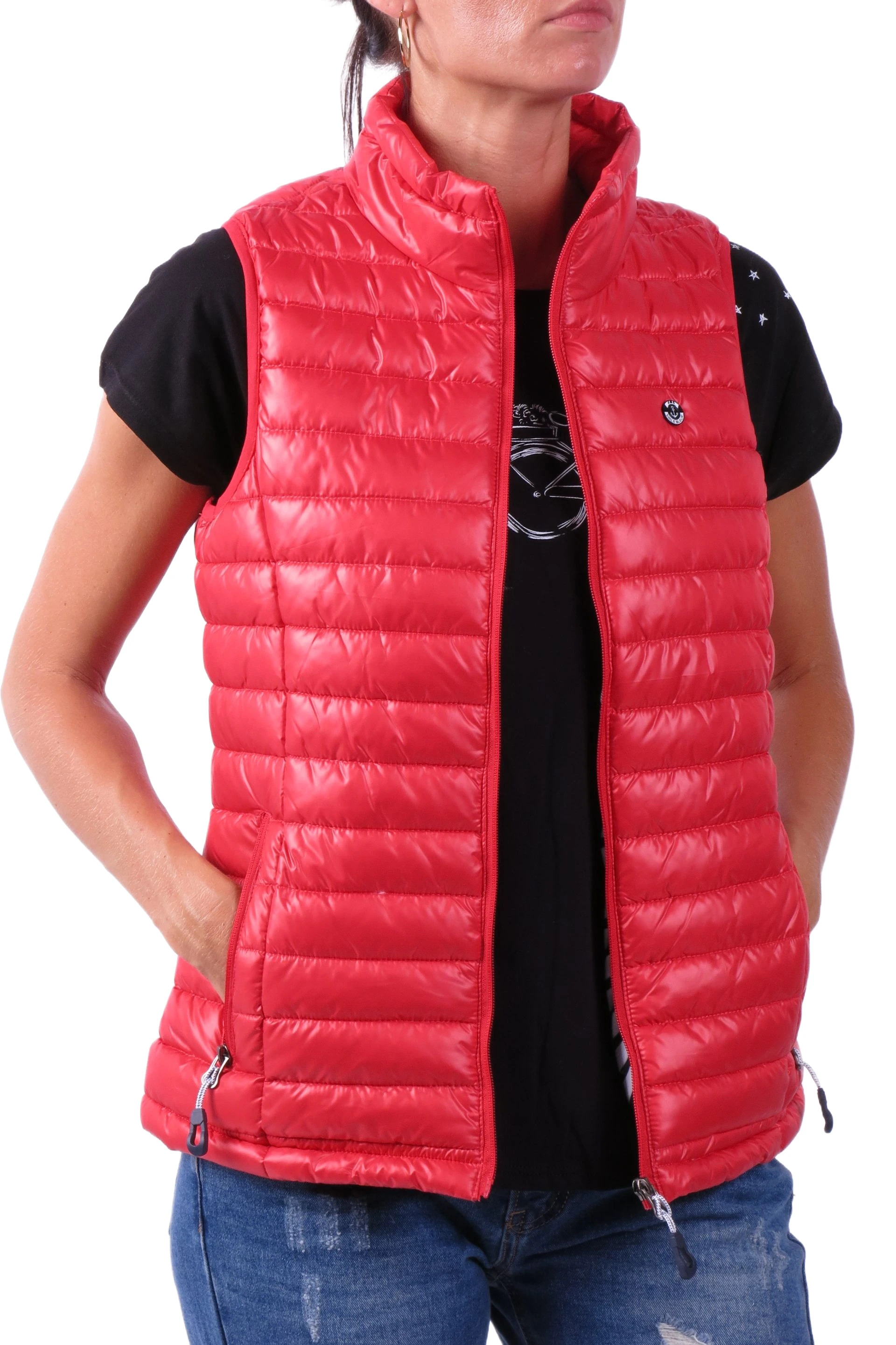 Vest VOILE BLEUE AMBER-CHERRY-RED