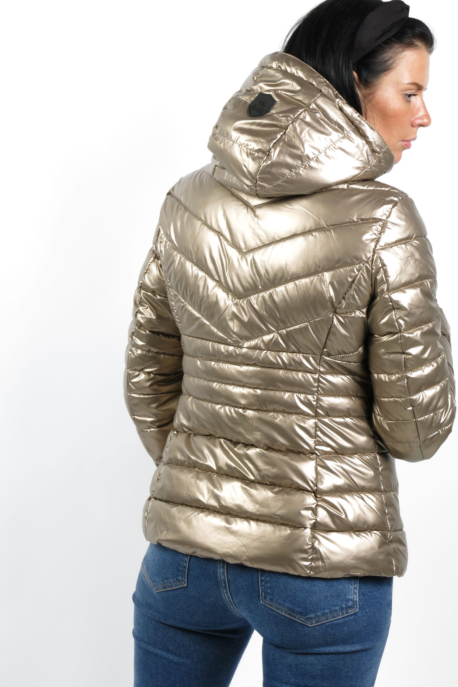 rose gold winter jacket