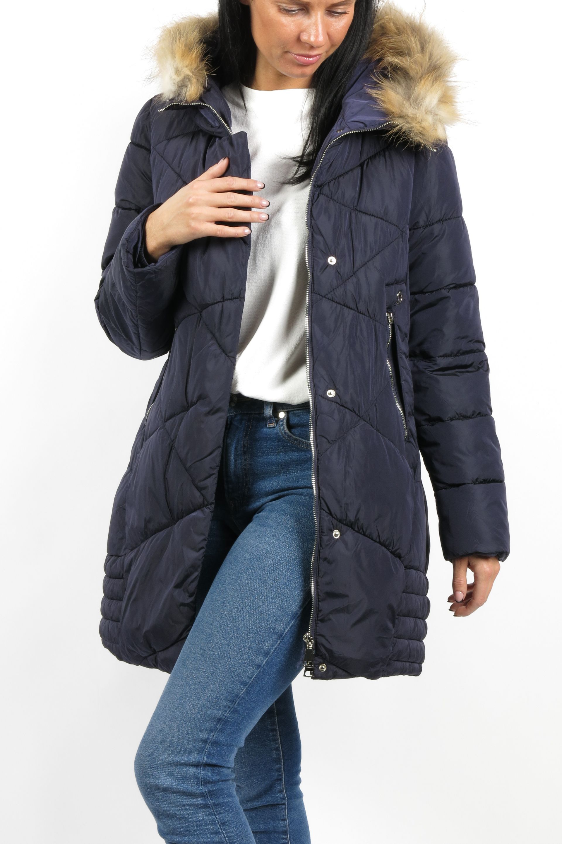 Winter jacket FLY 1559-NAVY