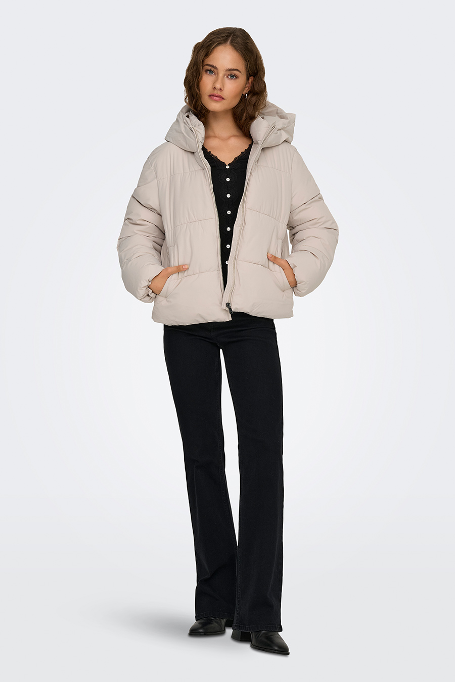 Winter jacket ONLY 15365799-Pumice-Stone