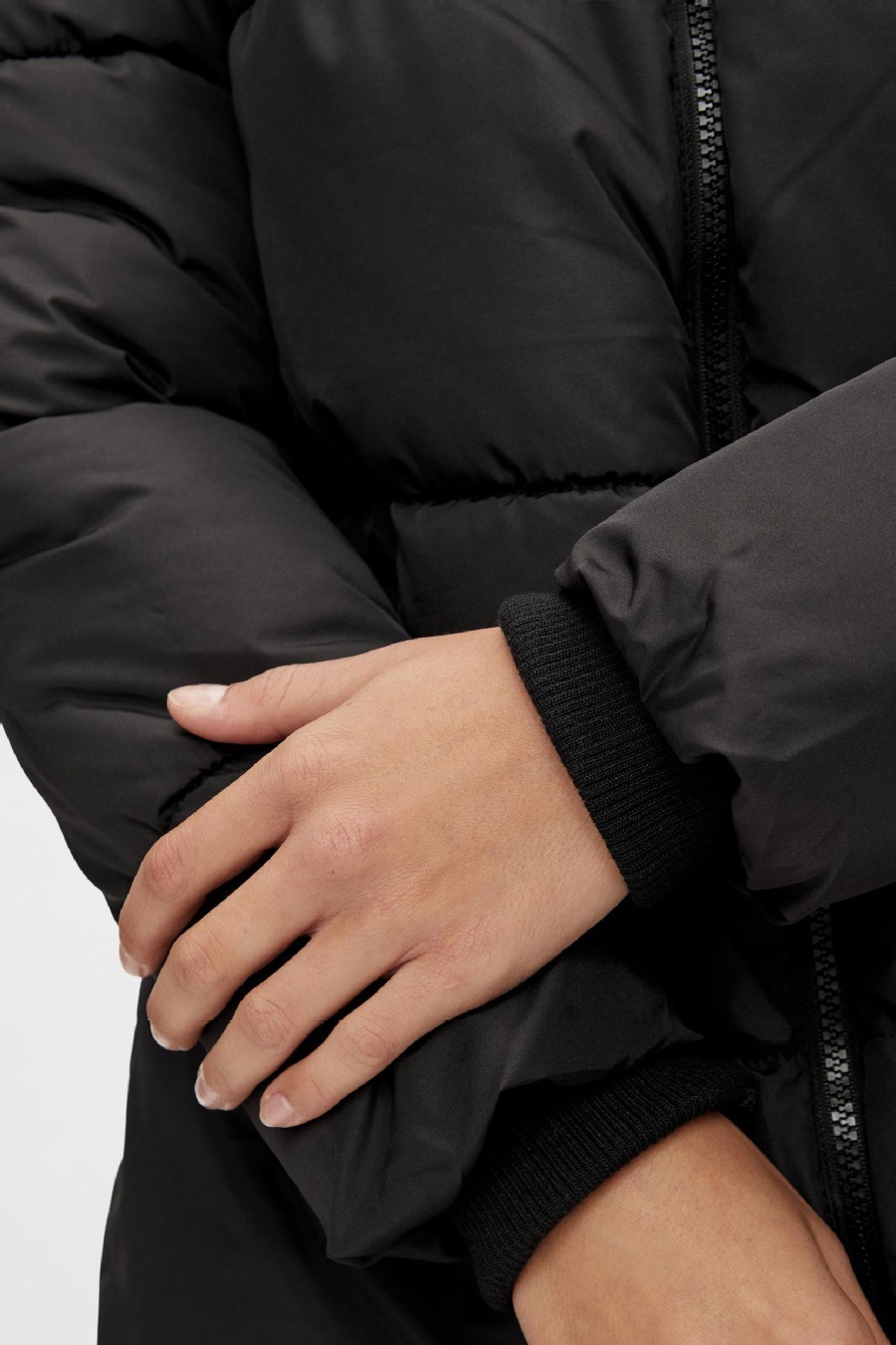 Winter jacket PIECES 17115627-Black