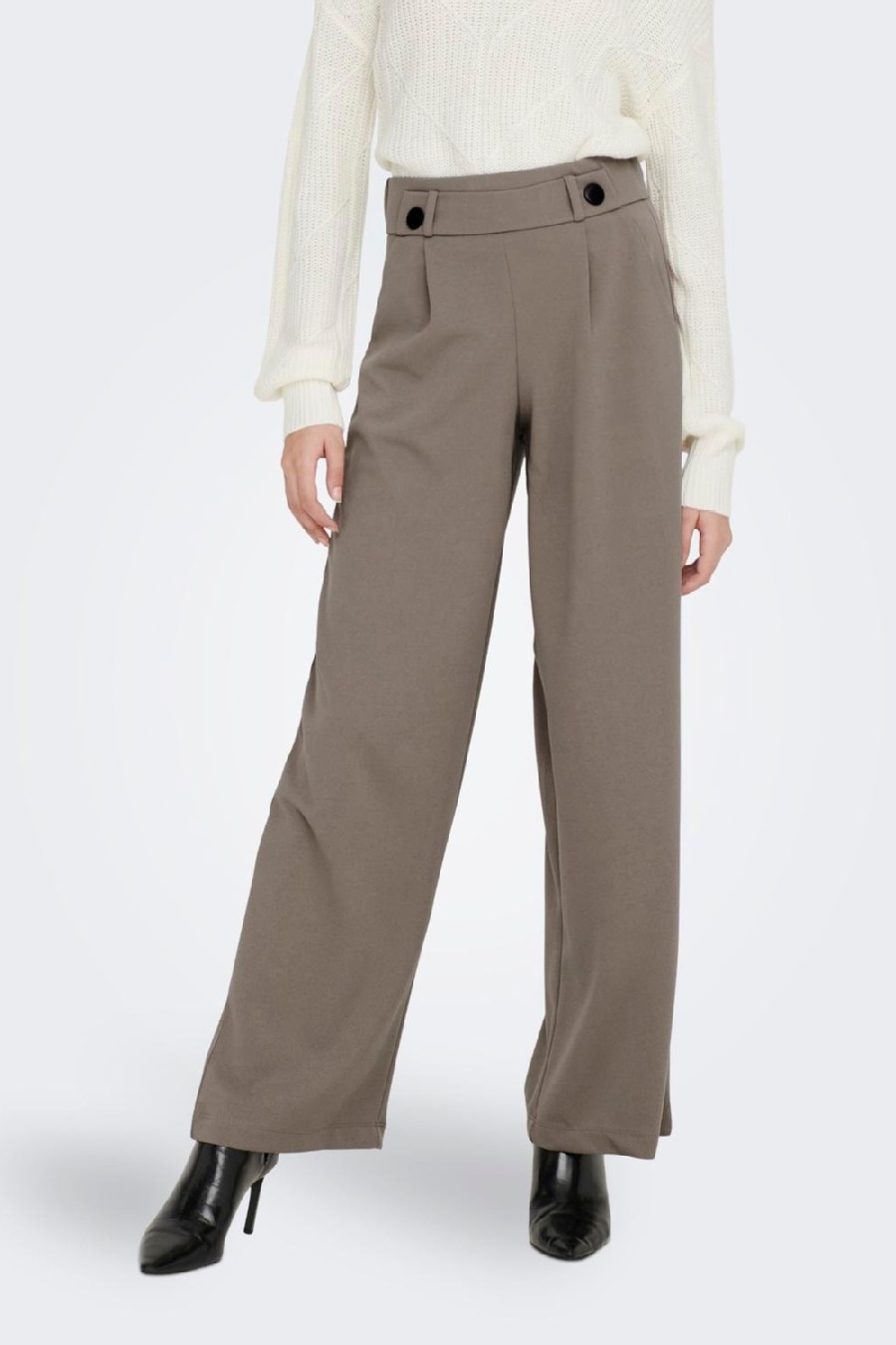 Casual Pants JACQUELINE DE YONG 15208430-Driftwood-Bl