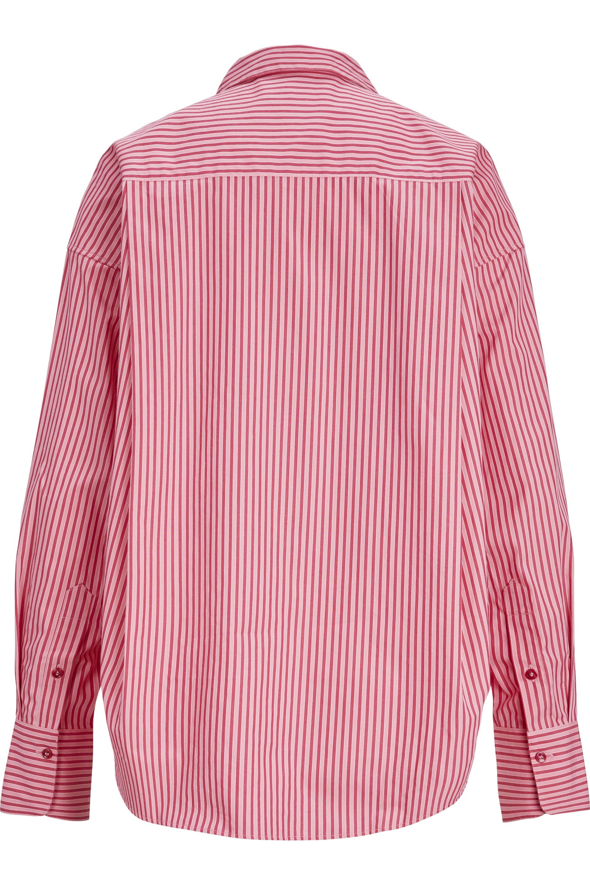 Long-sleeve shirt JJXX 12200353-Cerise-STRIPE