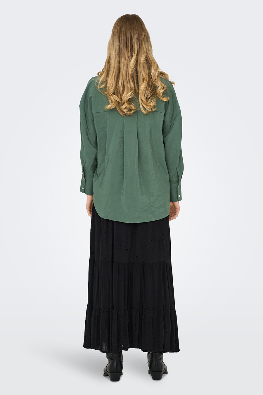 Long-sleeve shirt ONLY 15272523-Balsam-Green