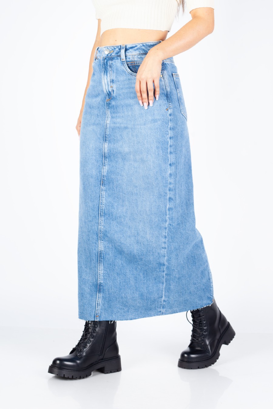 Denim skirt PANTAMO 5433-1502-05