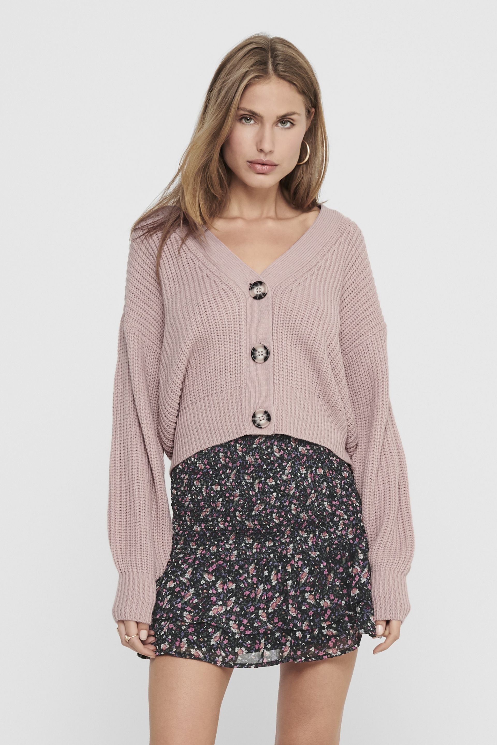 Cardigan JACQUELINE DE YONG 15200418-Woodrose