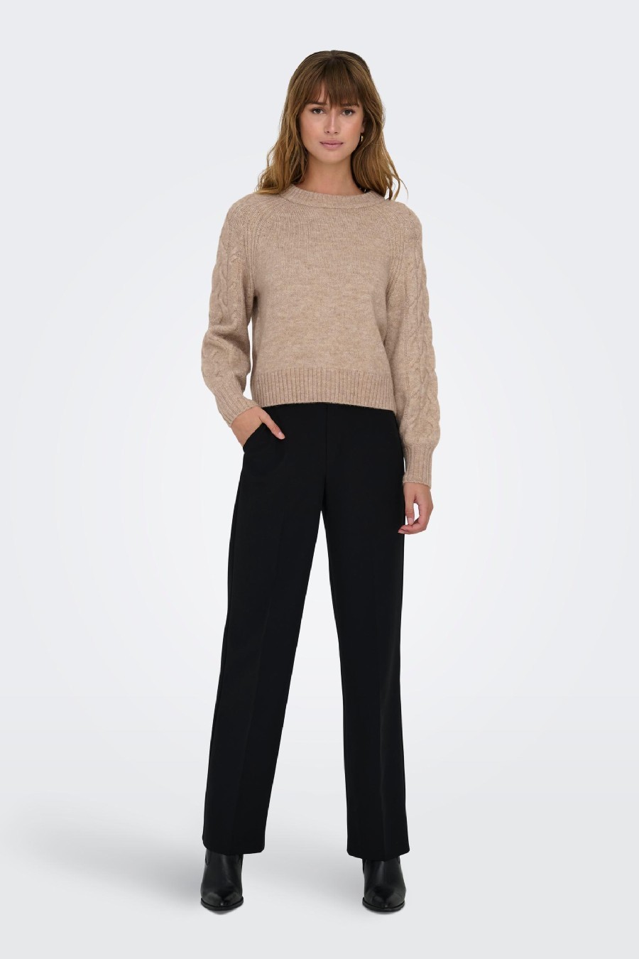Sweater JACQUELINE DE YONG 15302448-Sandshell