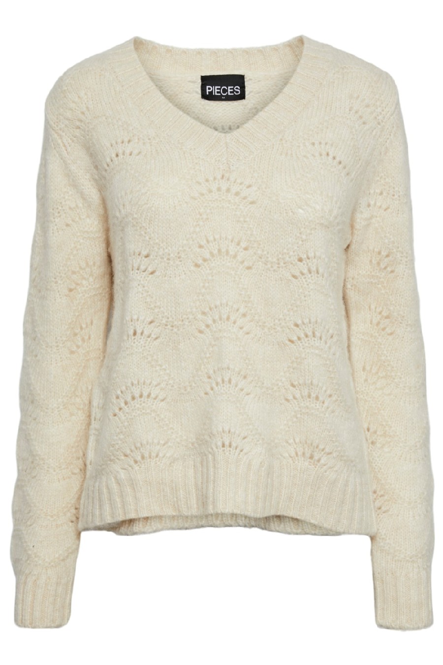 Sweater PIECES 17126613-Whitecap-Gray