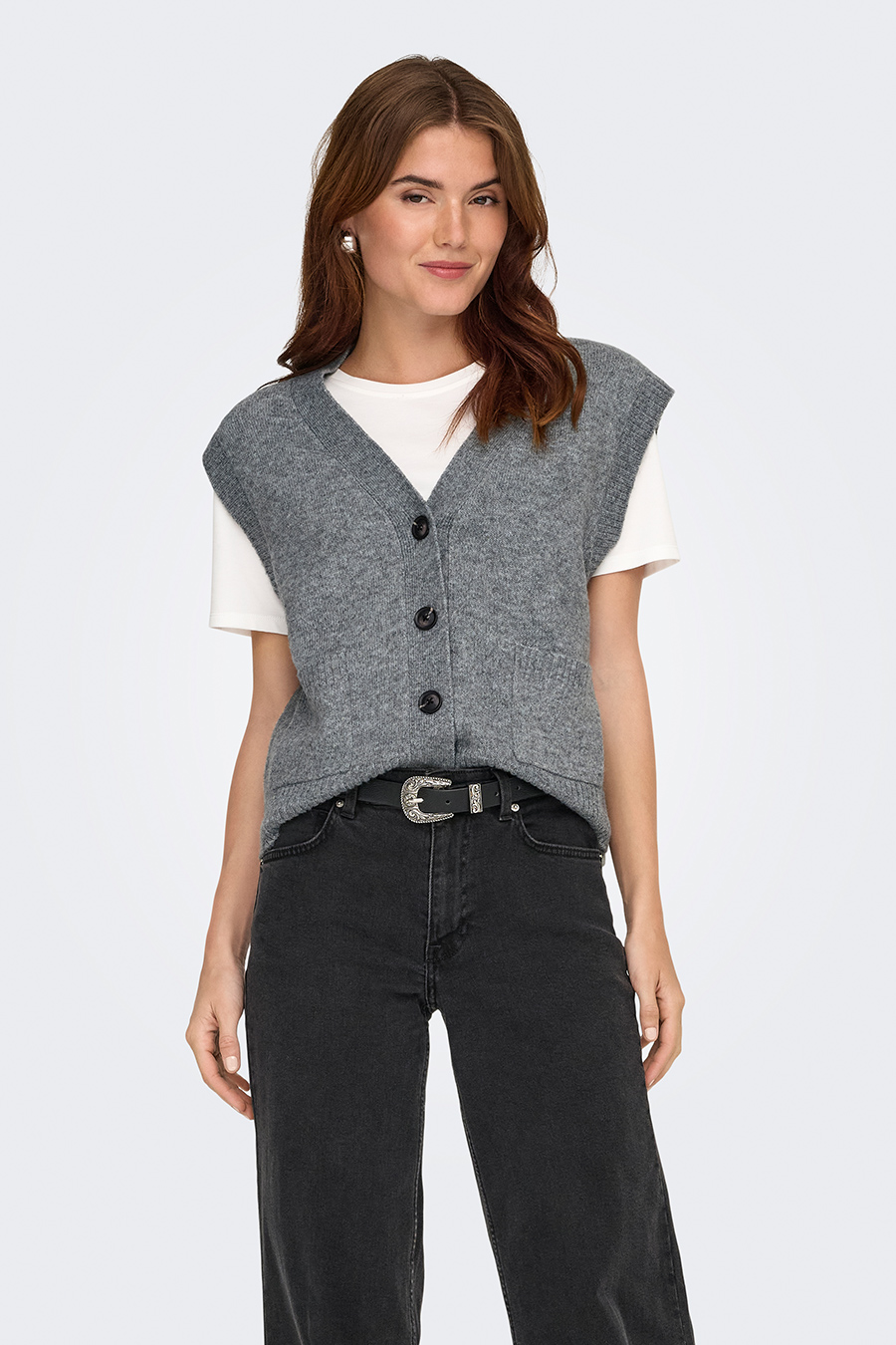 Vests JACQUELINE DE YONG 15354100-MG-Melange
