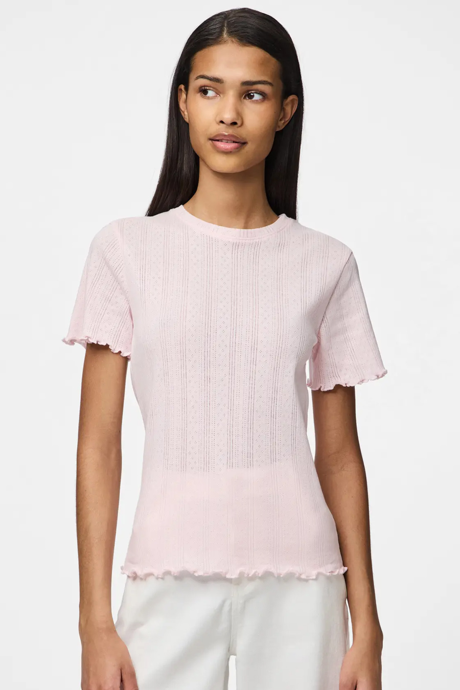 T-shirt PIECES 17152053-PINK-A-BOO