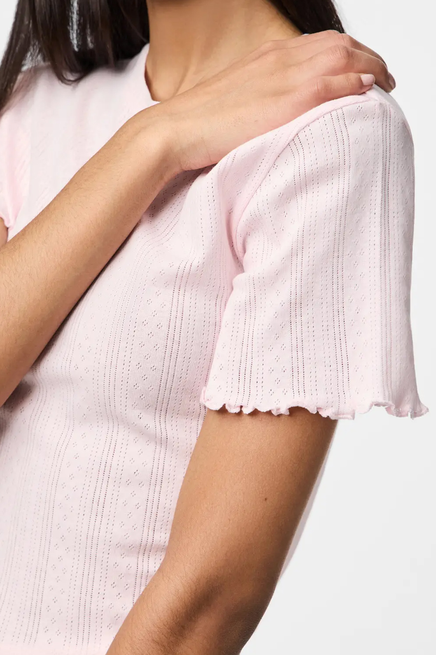 T-shirt PIECES 17152053-PINK-A-BOO