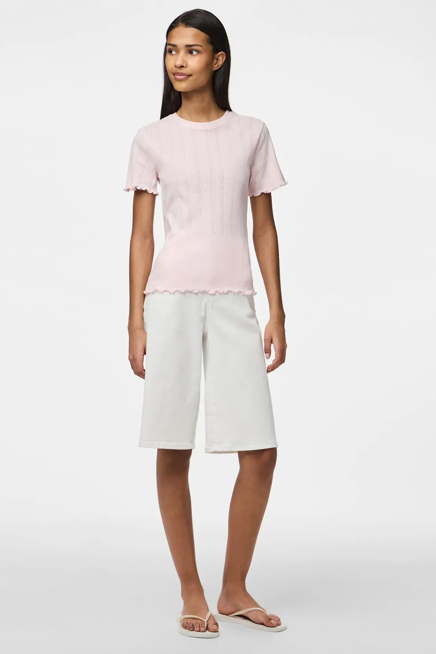 T-shirt PIECES 17152053-PINK-A-BOO