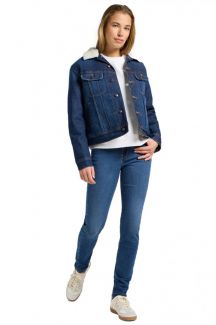 Denim jacket with sherpa lining LEE 112370871