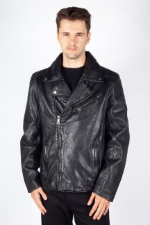 Leather jacket MAURITIUS 1201-0849-black