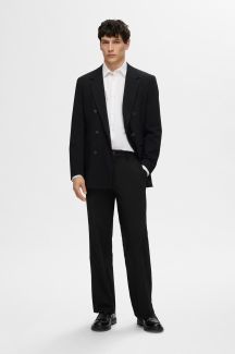 Suit trousers SELECTED 16092595-Black