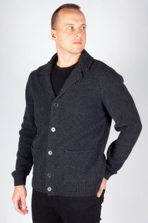 Sweater with zip MCL 33614-SIYAH-MELANJ