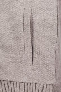 Sweater with zip MCL 40450-KAHVEMELANJ