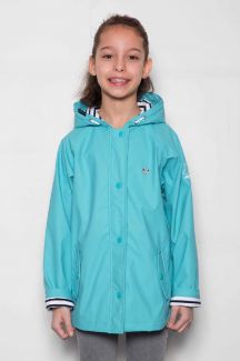 Coat VOILE BLEUE BANDOL-KID-BLUE-CURACAO