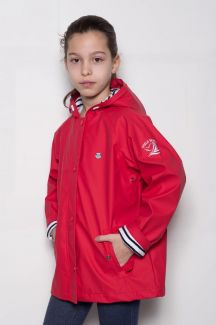 Coat VOILE BLEUE BANDOL-KID-RED