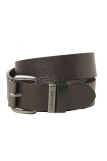 Leather belt JACK & JONES 12212989-Brown-Stone