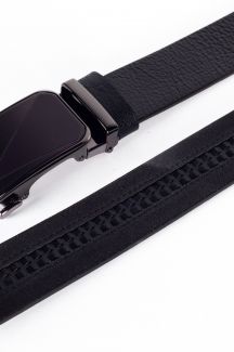 Leather belt BLK JEANS 984135-202-101-BLACK