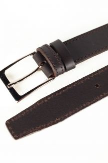 Leather belt X JEANS BASICS 98-001-BROWN