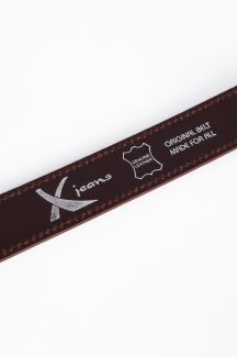 Leather belt X JEANS BASICS 98-007-LIGHT-BROWN