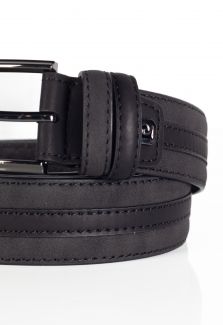 Leather belt PIERRE CARDIN PC-3344-GG24-NERO