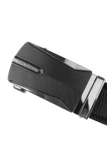 Leather belt PIERRE CARDIN PC-554-hy08-NERO