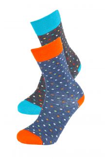 Socks X JEANS 16S28-1-2P-MIX-AJ-MELANJ