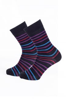 Socks X JEANS 18S98-1-BLACK-BORDO