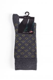 Socks X JEANS 18S98-3-GREY-YELLOW