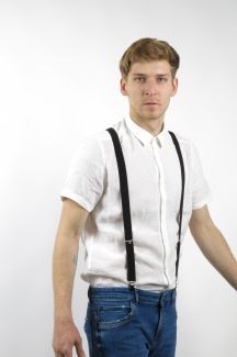 Suspenders X JEANS DJ25-BLACK