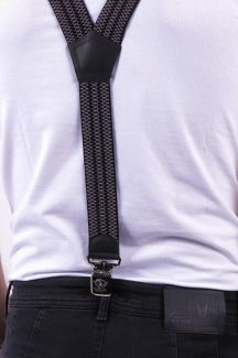 Suspenders X JEANS DYK40-MIX-GRAY